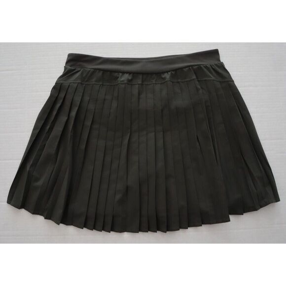 SPANX 50273R Womens Sz XL Green Built-In Figure-Shaping Shorts Pleated Skort - Picture 2 of 6